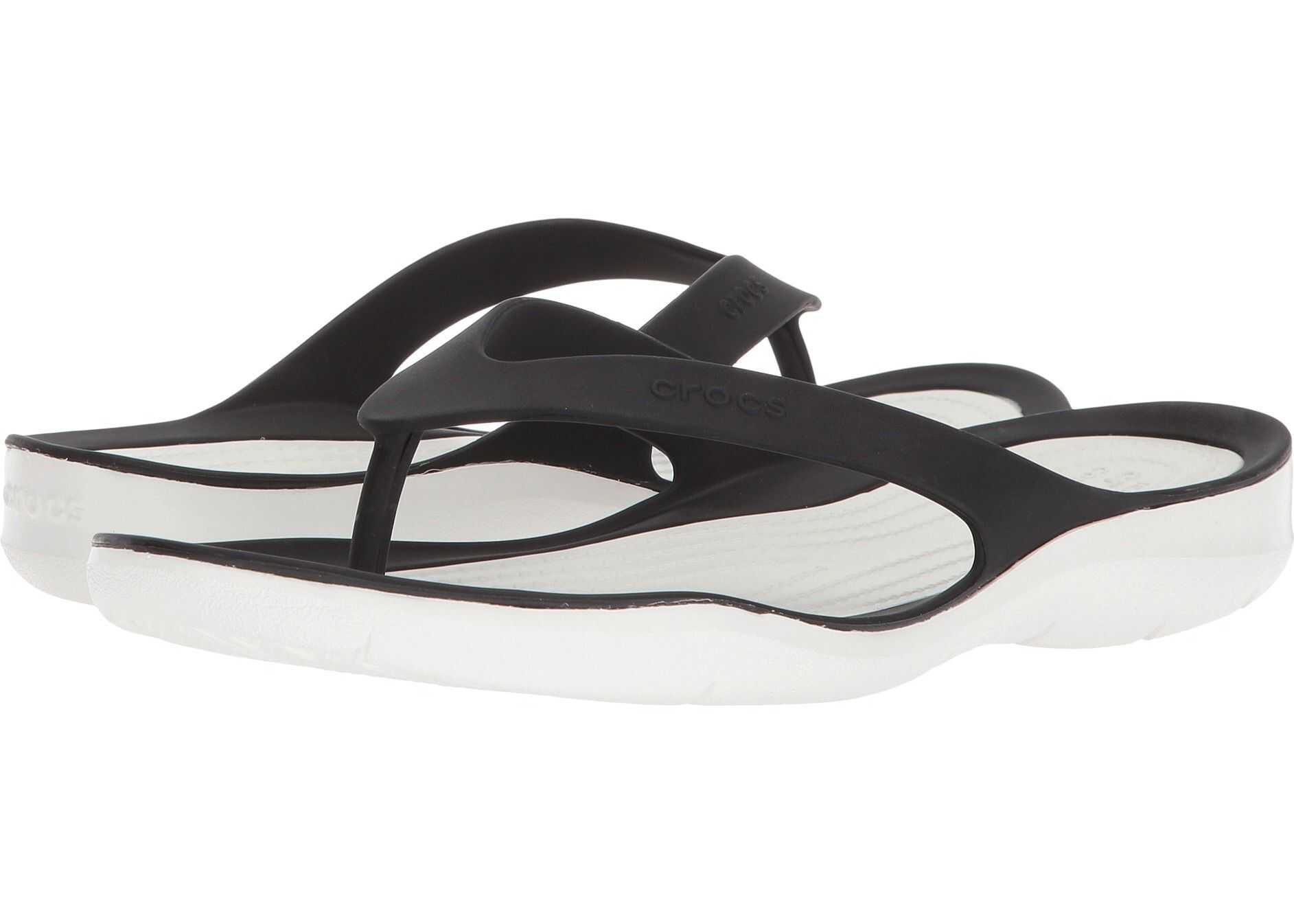 Crocs Swiftwater Flip Black/White