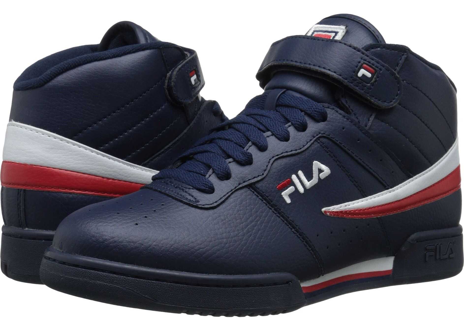 Fila F-13V Leather/Synthetic Fila Navy/White/Fila Red