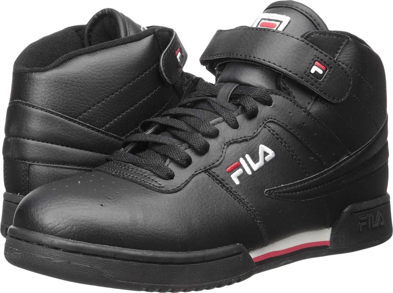 Fila F-13V Leather/Synthetic Black/White/Fila Red