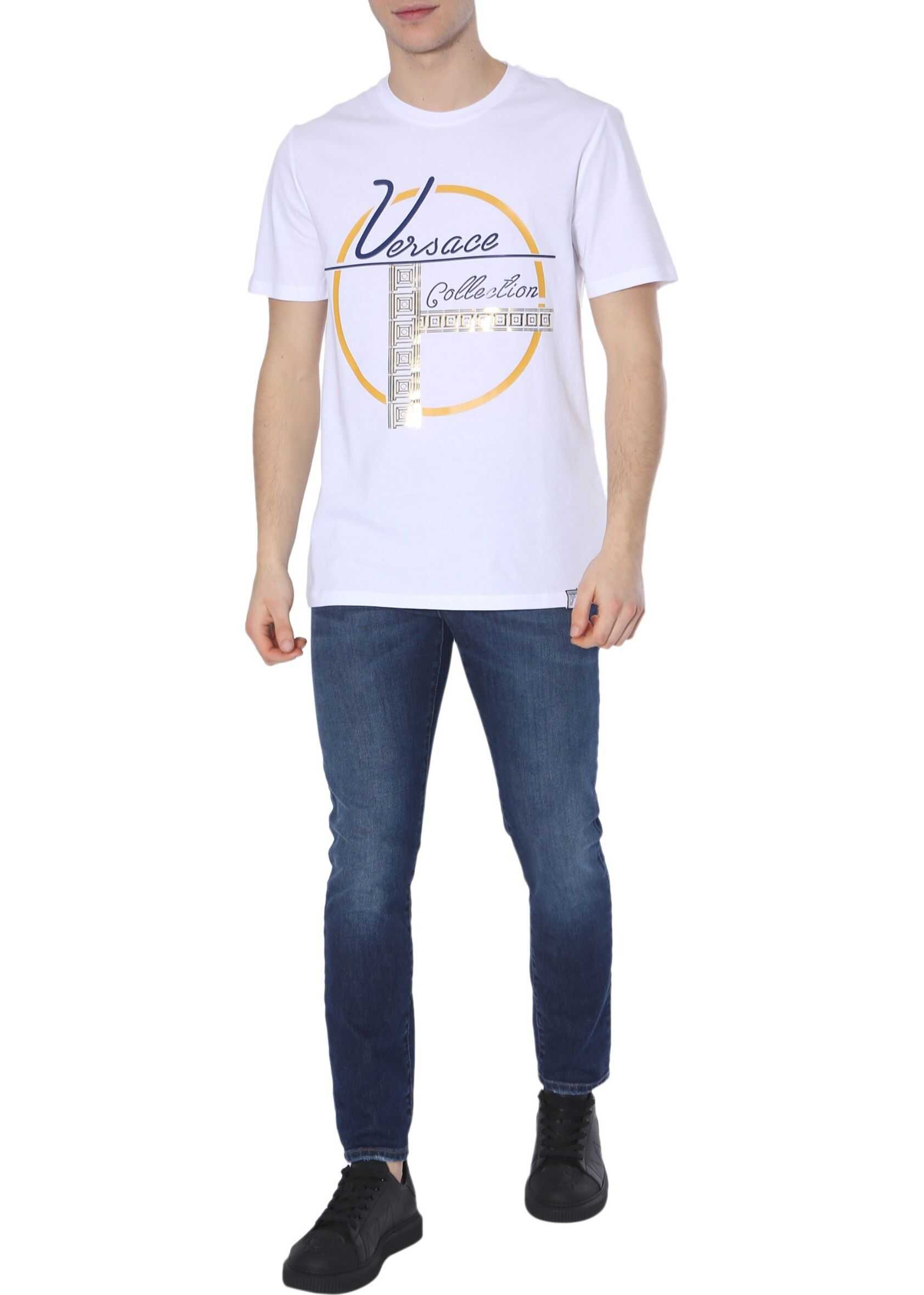 Versace Collection Round Neck T-Shirt WHITE