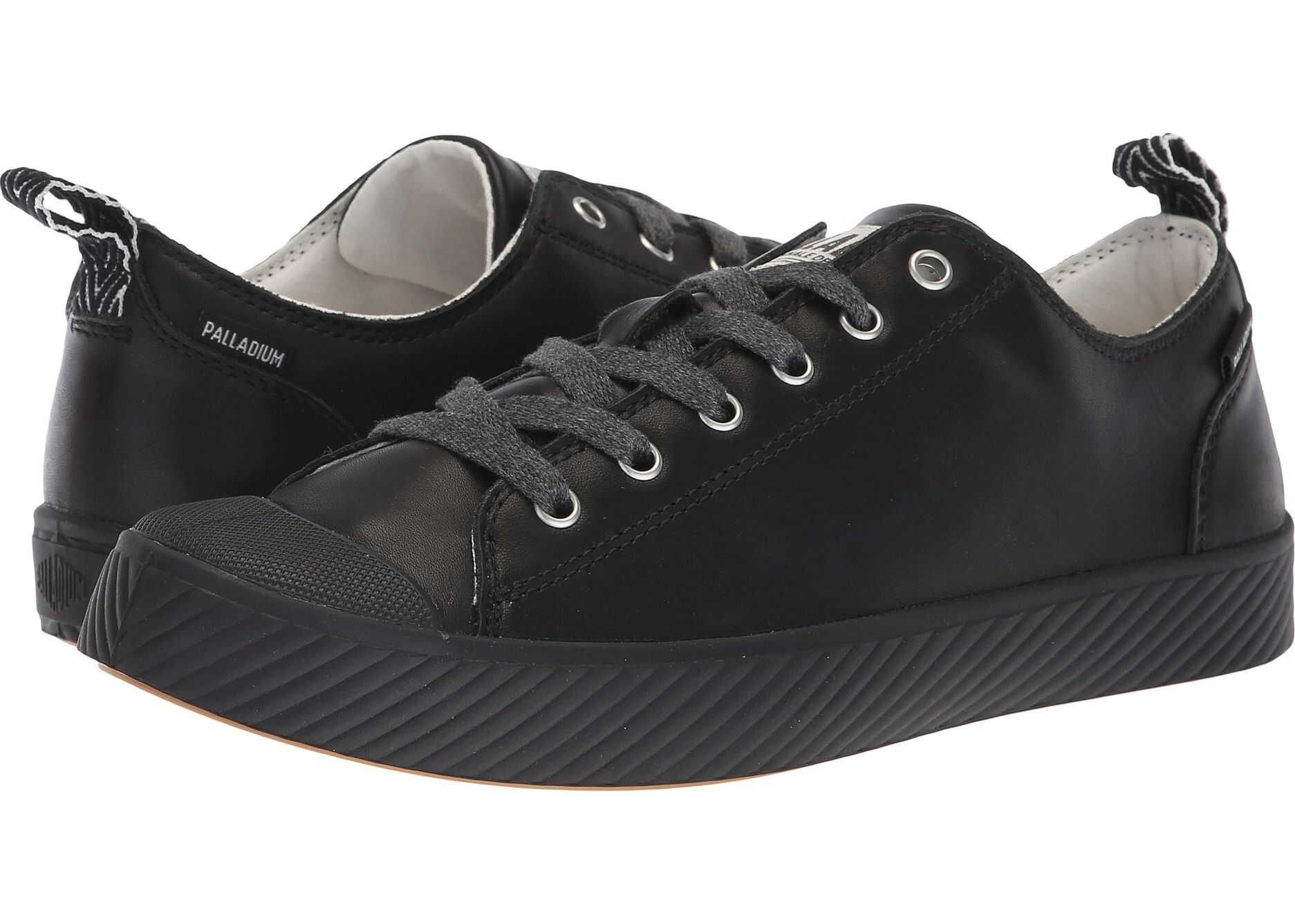 Palladium Pallaphoenix Low Leather Black/Marshmallow