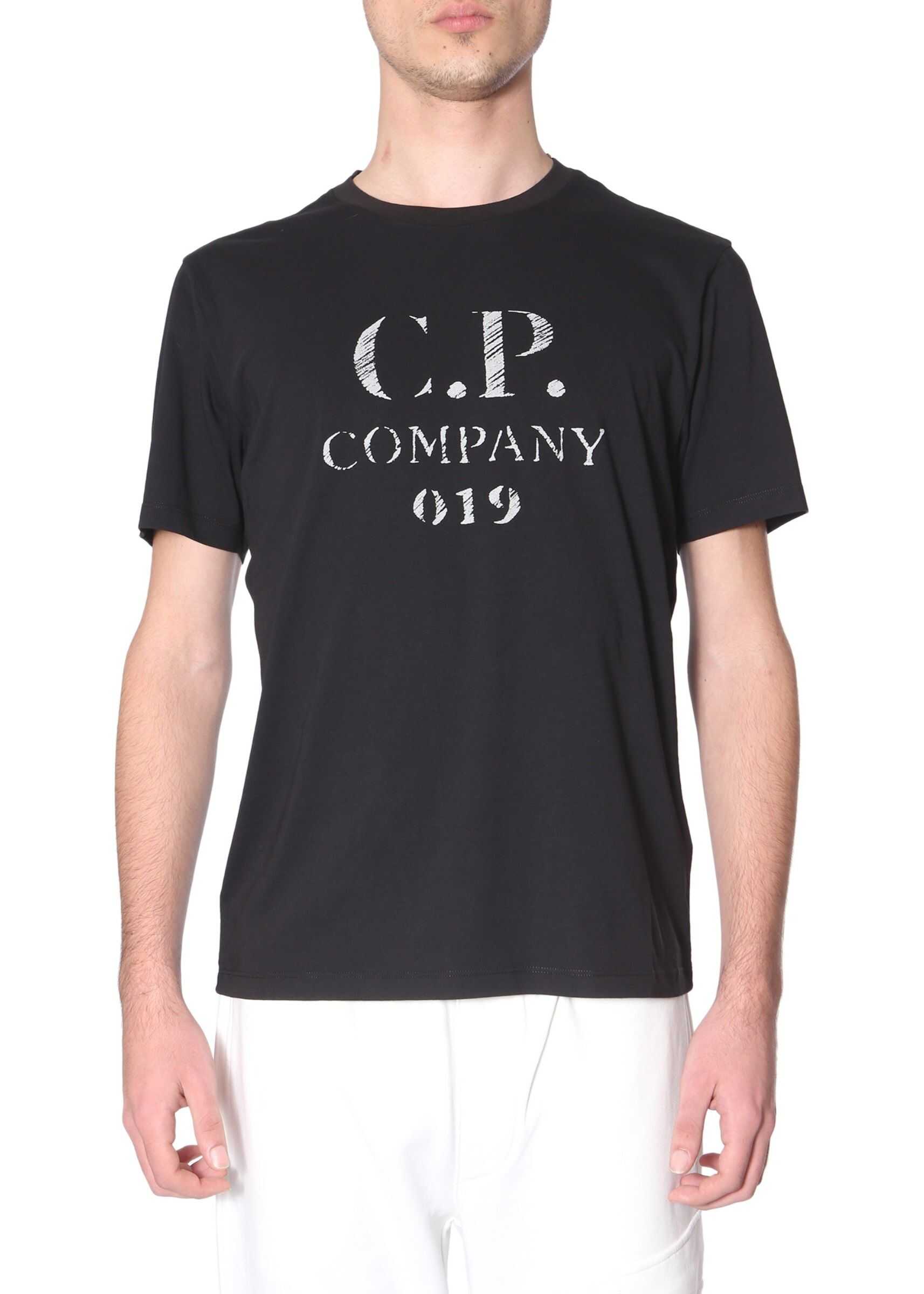 C.P. COMPANY 30/1 Jersey T-Shirt BLACK