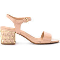 Sandale cu platforma Beekman Flex Pale Pink Patent Leather Sandal Femei
