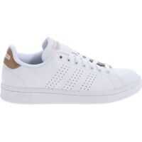 Tenisi & Adidasi White Advantage Sneakers With Gold Detail Femei