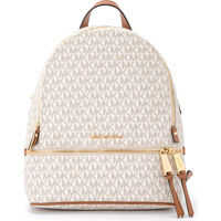 Rucsacuri Zaino Michael Kors Rhea Medium In Twill Rivestito Logato Vaniglia Femei
