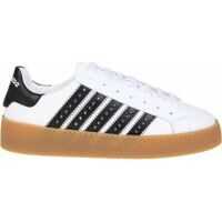 Tenisi & Adidasi DSQUARED2 Studded White Punk Rapper’S Delight Sneakers*