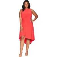 Rochii elegante Plus Size Matte Jersey Fit and Flare Femei