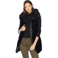 Veste casual Vest w/ Combo Velvet Front Poly Nylon Back Femei