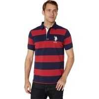 Tricouri Polo Quilt and Chambray Striped Polo Barbati