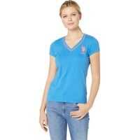 Tricouri V-Neck Big Logo Tee Femei