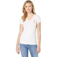 Tricouri V-Neck Big Logo Tee Femei