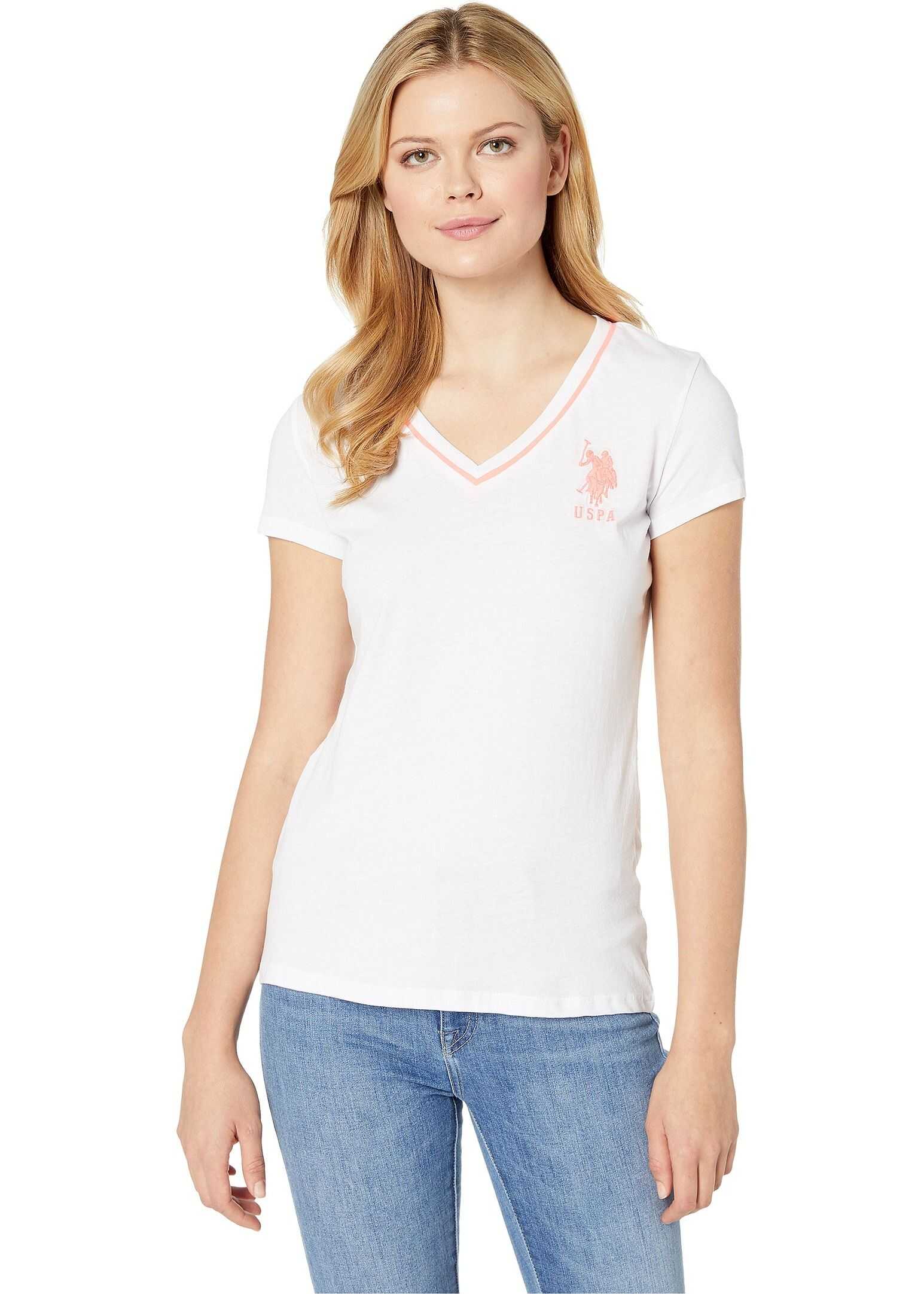 V-Neck Big Logo Tee