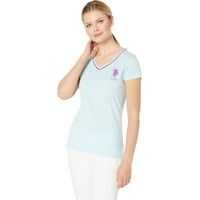 Tricouri V-Neck Big Logo Tee Femei