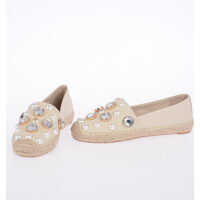 Espadrile Canvas VAIL Espadrillas with Jewel Details Femei