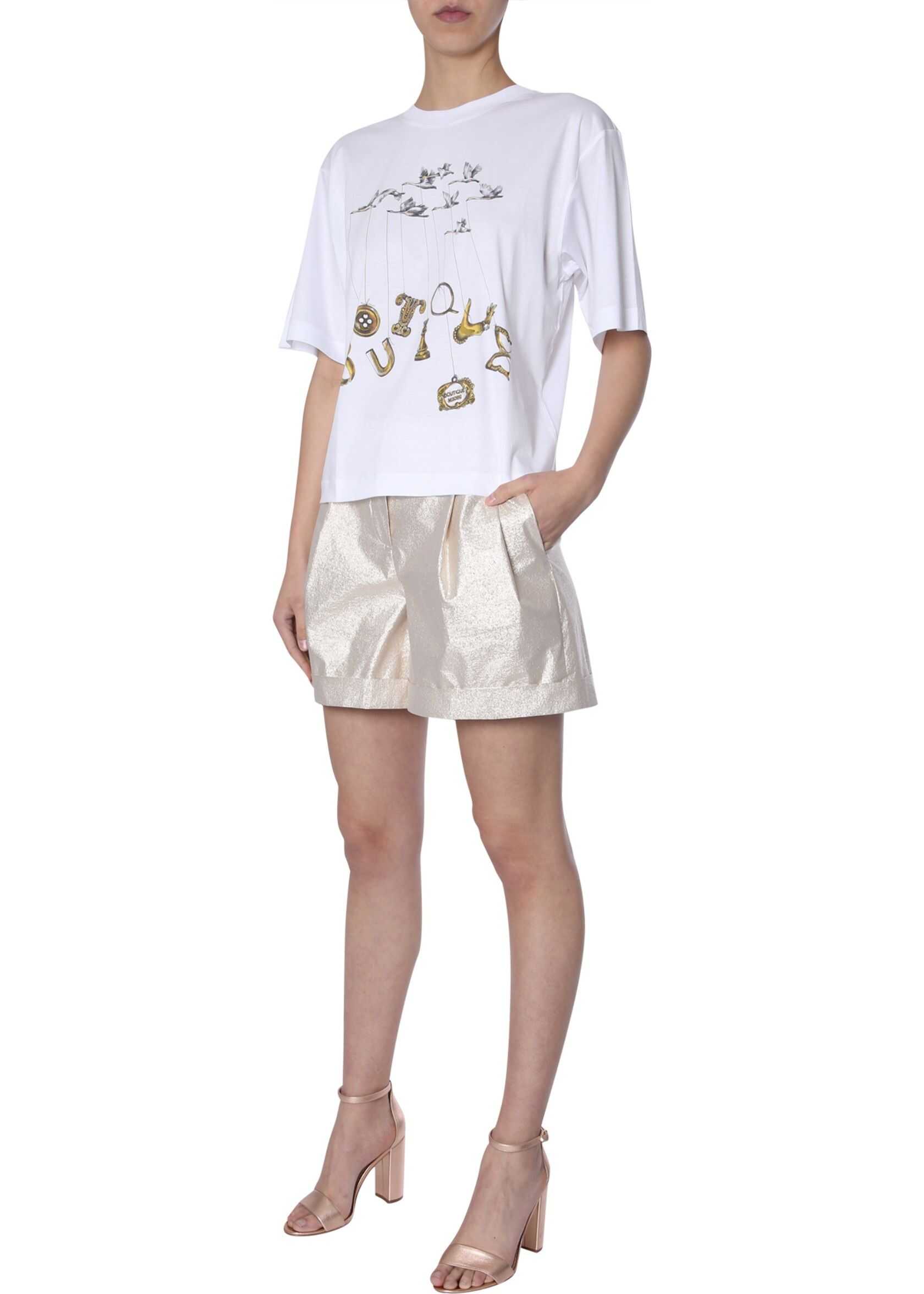 LOVE Moschino Crewneck T-Shirt WHITE