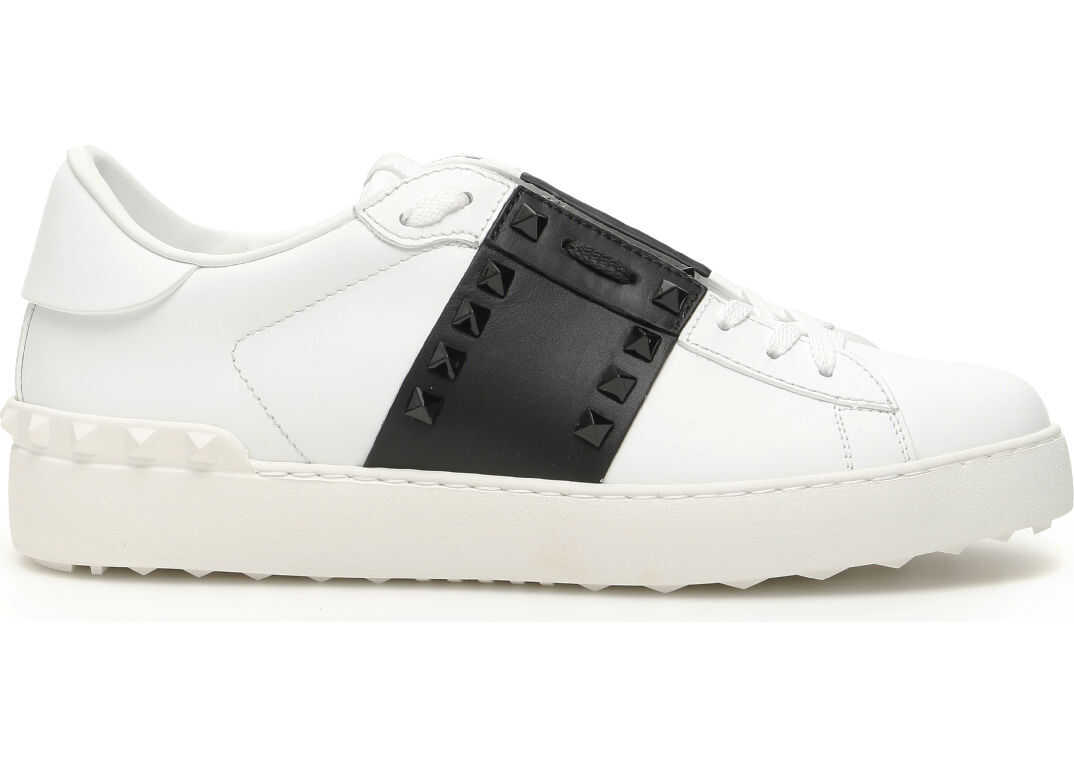 Valentino Garavani Rockstud Untitled Sneakers BIANCO NERO