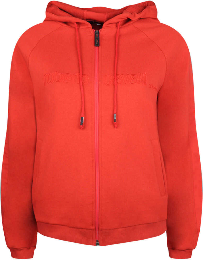 Bluza Roberto Cavalli HYY53F Czerwony