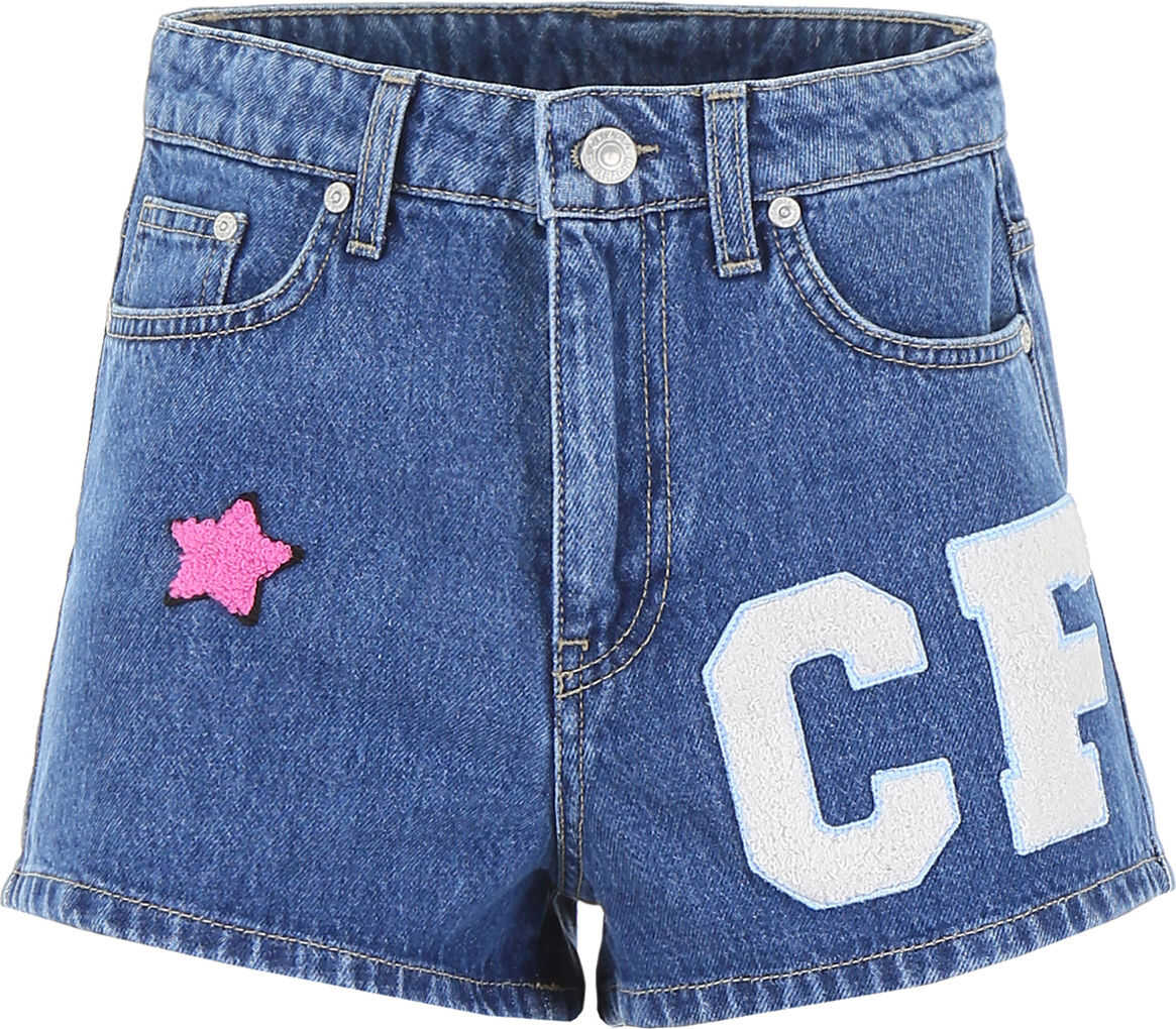 Chiara Ferragni Shorts With Patches DENIM