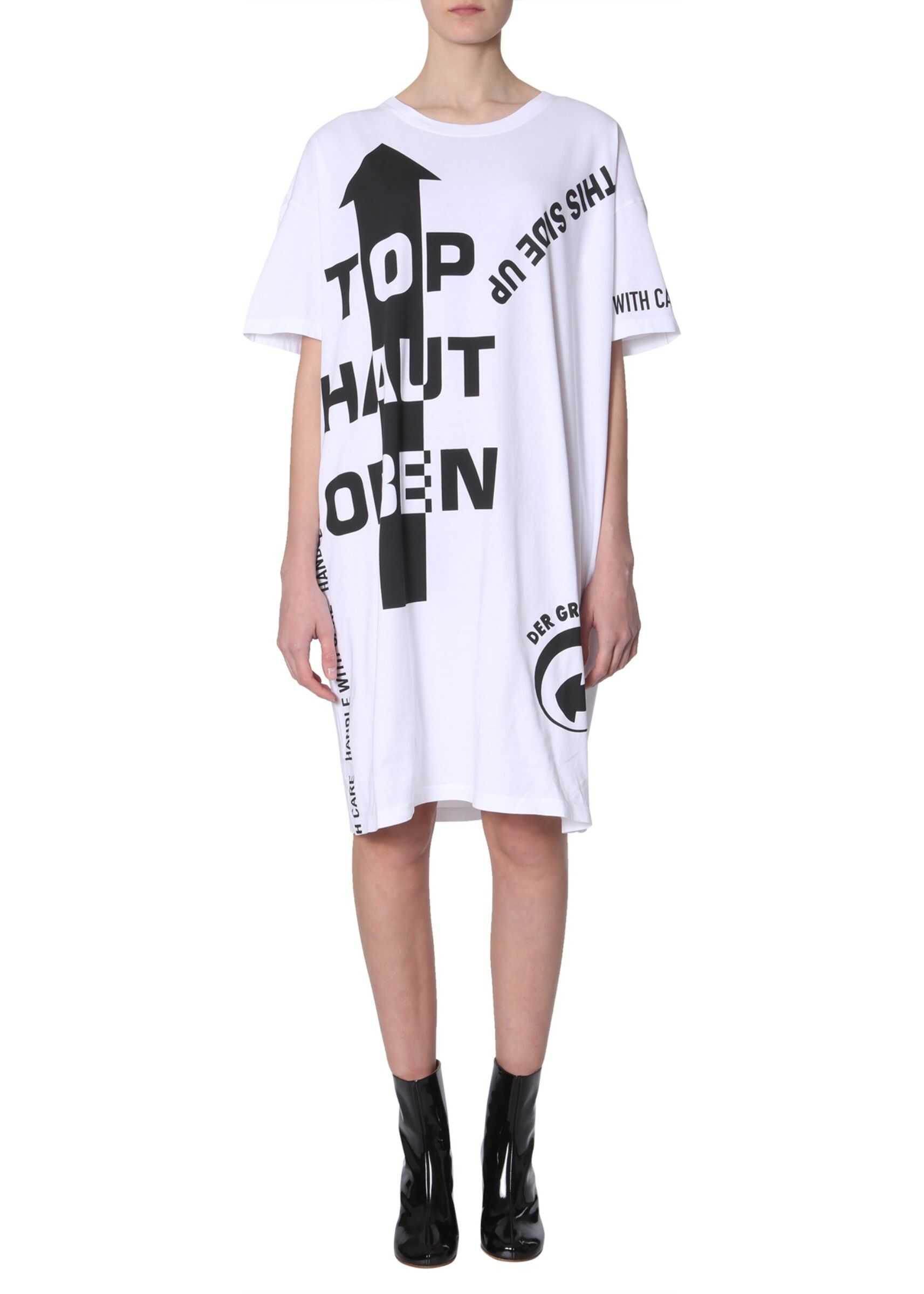 Maison Margiela Cotton- Jersey Dress WHITE