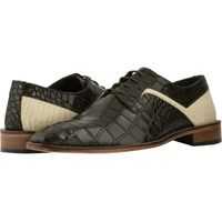 Pantofi Triolo Croc Lizard Print Oxford Barbati