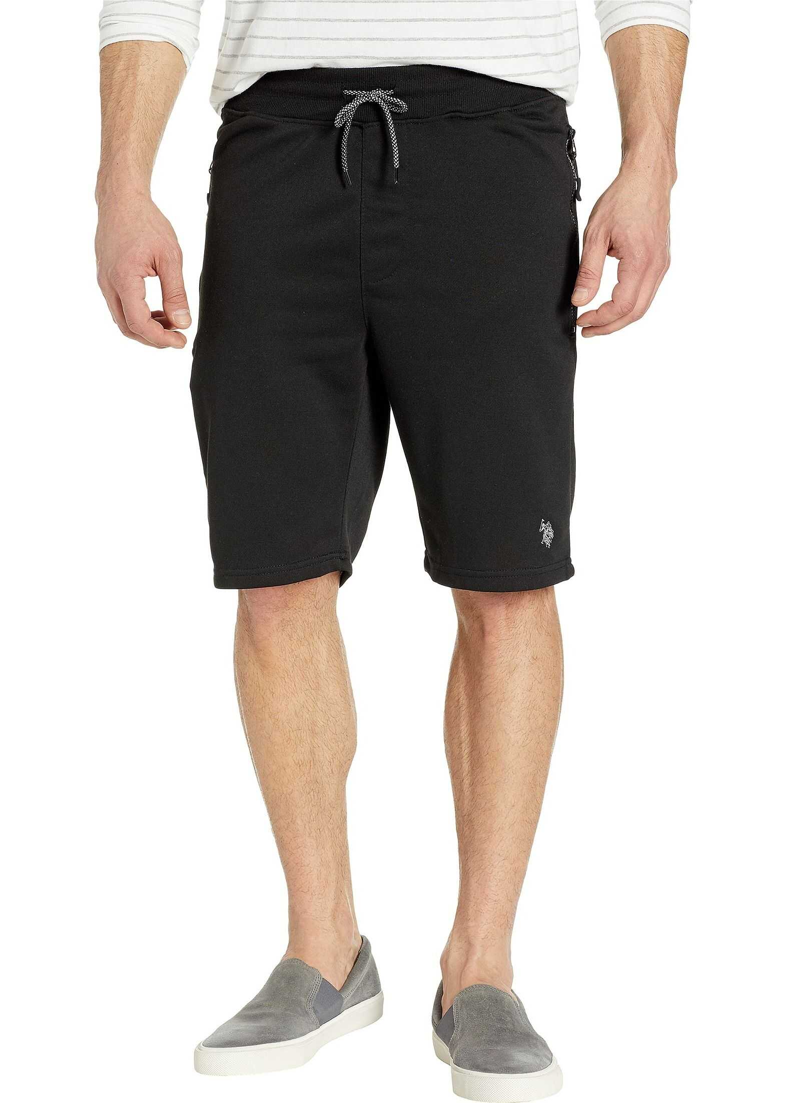 U.S. POLO ASSN. Shorts with Zip Pockets Black