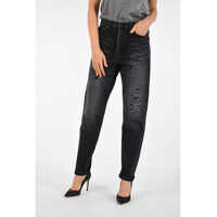 Blugi drepti 16cm Distressed Jeans Femei
