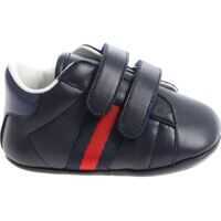 Botosei Blue Sneakers With Red And Blue Logo Baieti