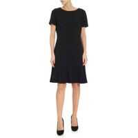 Rochii scurte Black "Darris" Dress With Embroidery Femei