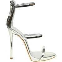 Sandale Coline 11 Silver Ankle Strap Sandals Femei
