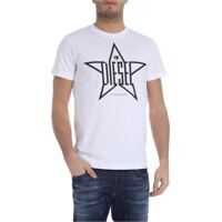 Tricouri T Diego White T-Shirt Barbati