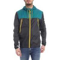 Jachete Gray And Green Jacket With Logo Barbati