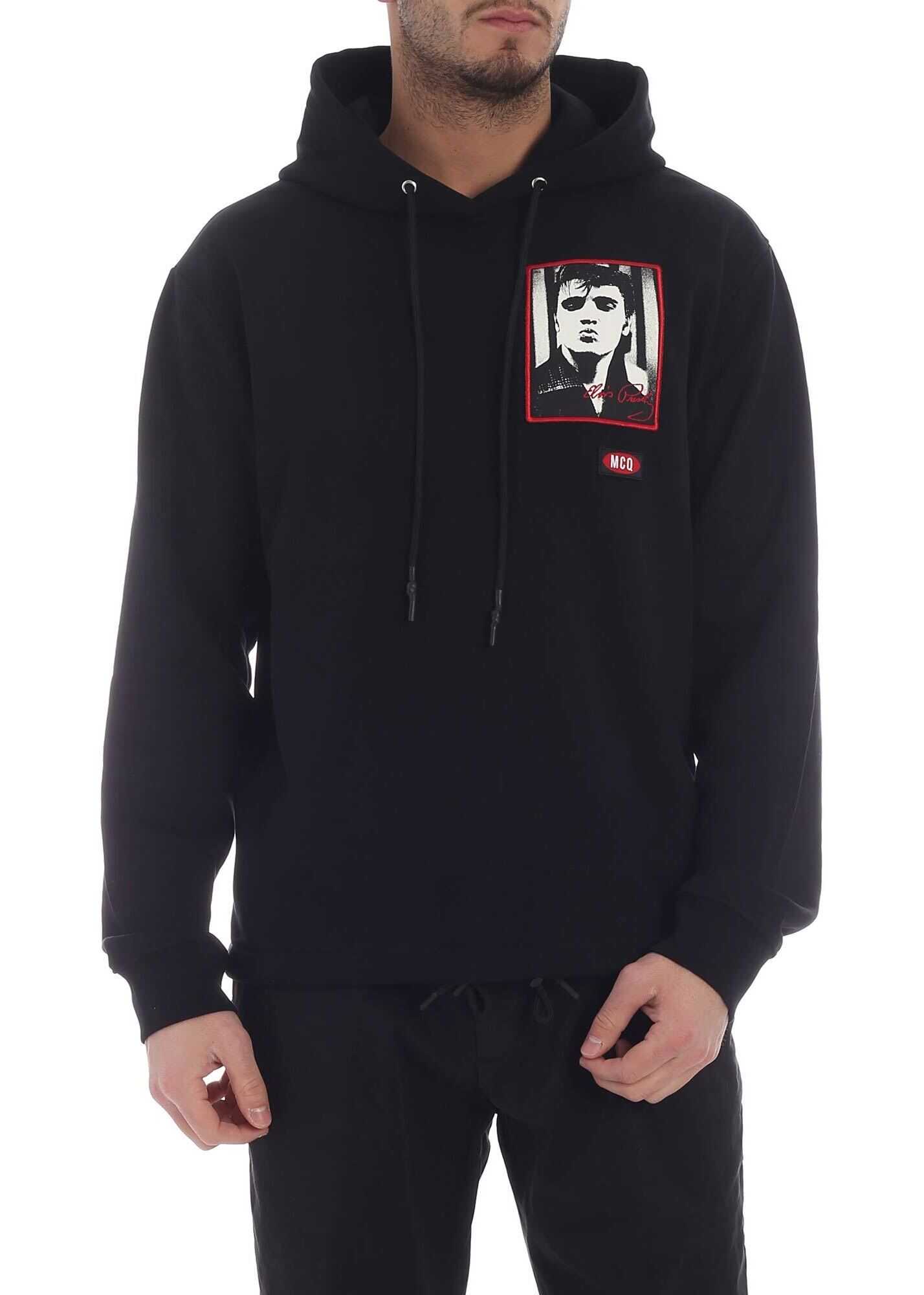 MCQ Alexander McQueen Black Elvis Presley Sweatshirt Black