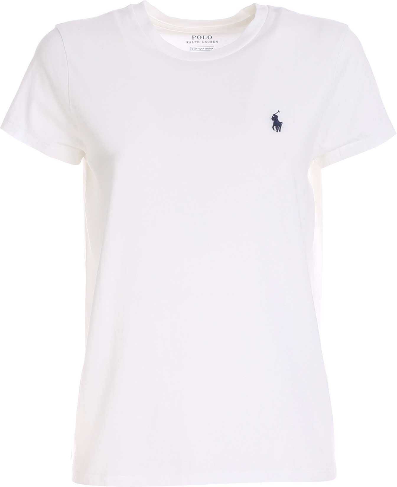Ralph Lauren White T-Shirt With Contrasting Logo White