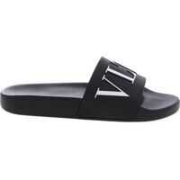 Slapi Valentino Garavani Vltn Black Slides Femei