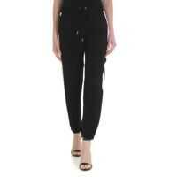 Pantaloni casual Mk Black Sports Trousers Femei