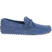Mocasini Light Blue Suede Gommino Loafers Barbati