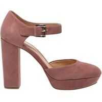 Pantofi cu toc Sierra Platform Ankle Straps In Dusty Rose Femei
