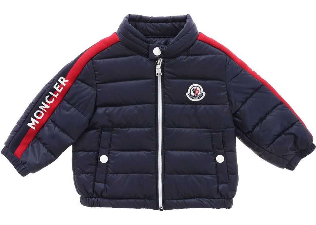 Moncler Kids Acteon Moncler Down Jacket In Blue Blue