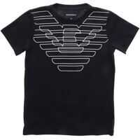 Tricouri Emporio Armani T-Shirt In Black Baieti