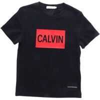 Tricouri Calvin Klein T-Shirt Black Jeans Baieti
