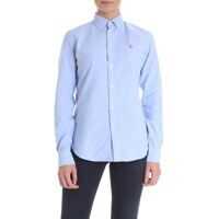 Camasi casual Light Blue Denim Shirt Femei