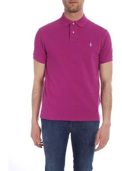 Tricouri Polo Ralph Lauren Red Slim Fit Polo Ralph Lauren Polo Shirt Purple Boutique Mall Romania