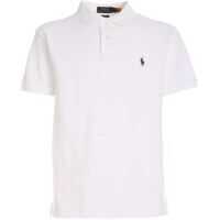 Tricouri Polo White Polo With Slim Fit Polo Ralph Lauren Barbati