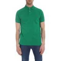 Tricouri Polo Green Cotton Pique Polo Barbati
