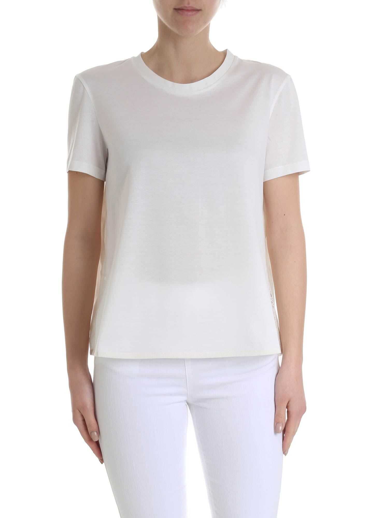 Moncler Cream Moncler T-Shirt White
