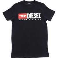 Tricouri Diesel Print T-Shirt In Black Baieti