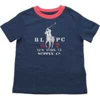 Tricouri Blue T-Shirt With Vintage Print Baieti