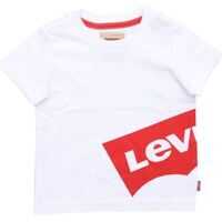 Tricouri White Big Bat T-Shirt With Red Logo Baieti