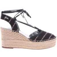 Sandale Kamini Wedge Sandals With Logo Print Femei