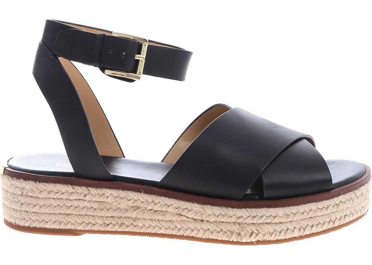 Michael Kors Black Abbott Sandals Black